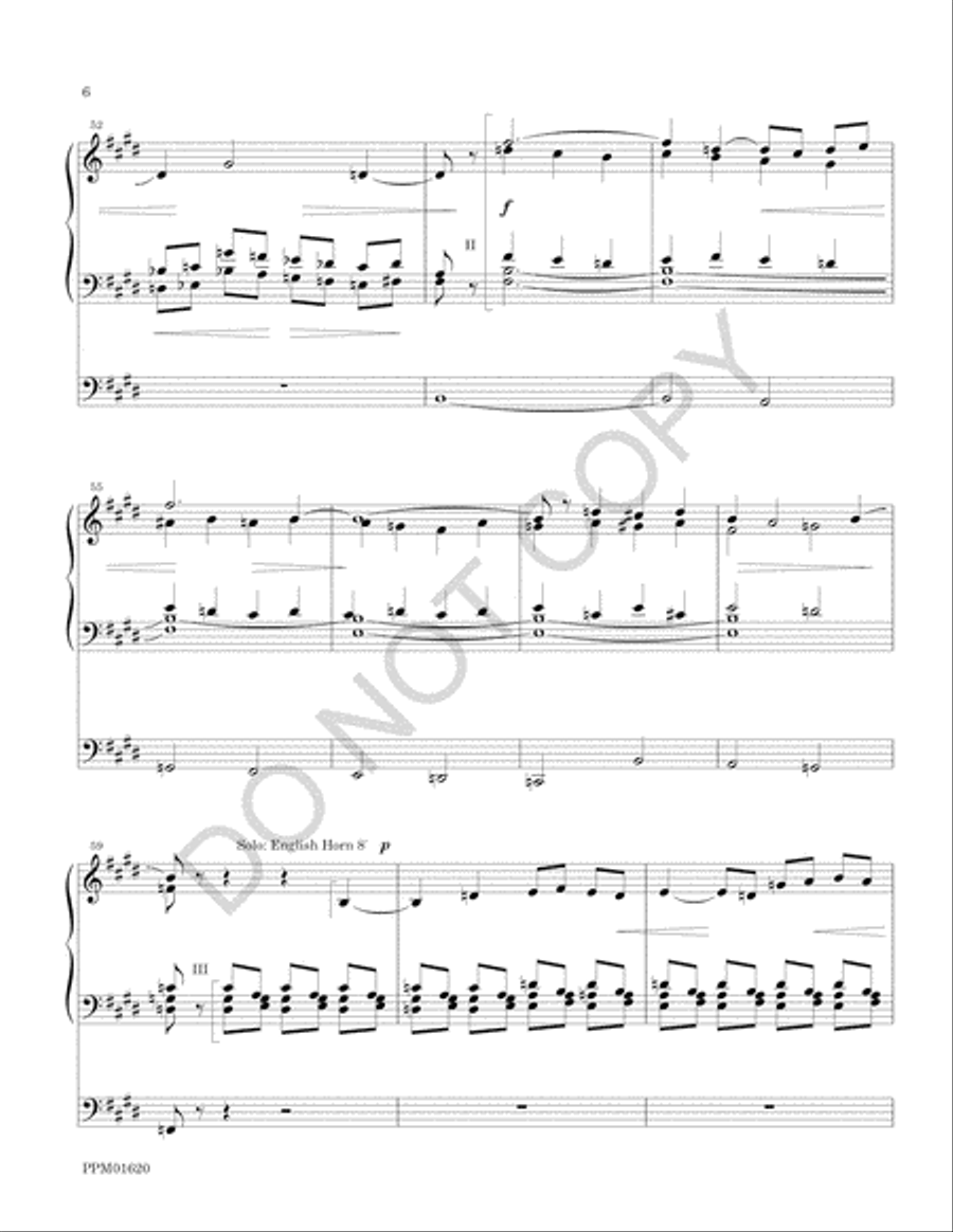 An Evocation of Urbs beata Jerusalem Organ scores gallery preview page 9