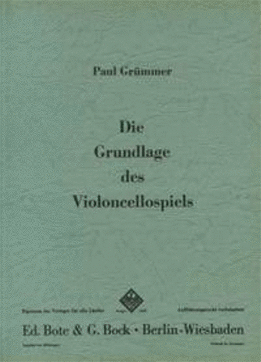Die Grundlagen des Violoncellospiels Cello scores gallery preview page 1