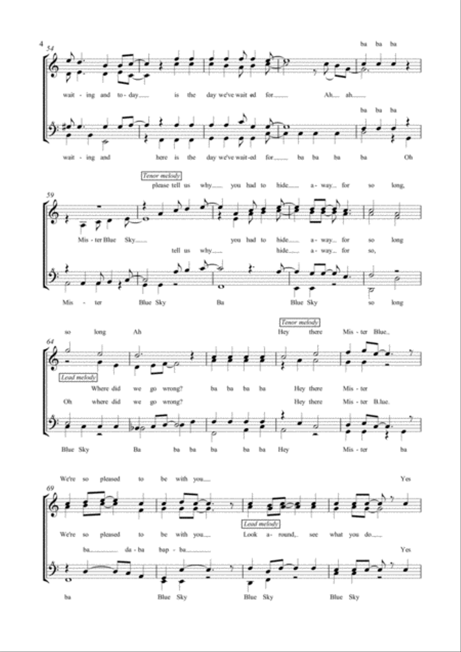 Mr. Blue Sky SSAA scores gallery preview page 4