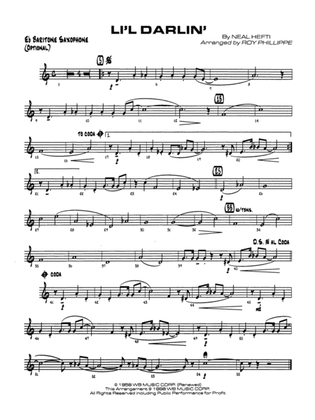 Li'l Darlin': E-flat Baritone Saxophone