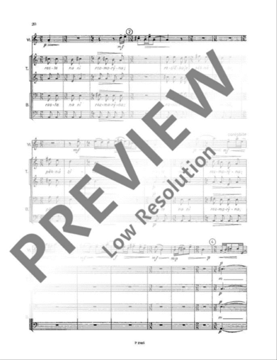 Spring is Opening Men's Choir scores gallery preview page 21