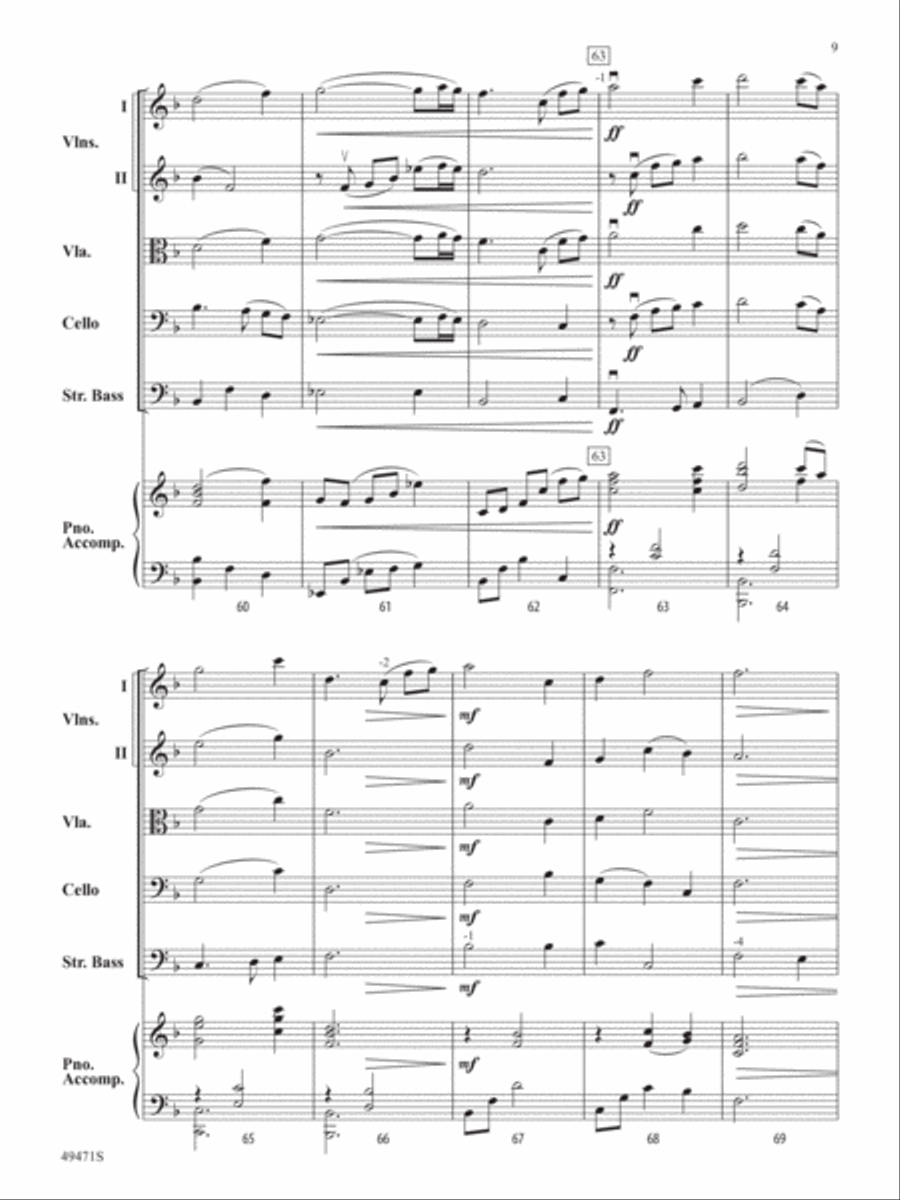 Ruby Mountain Serenade String Orchestra scores gallery preview page 10
