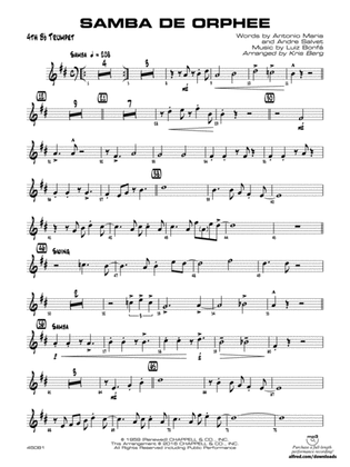 Samba de Orphee: 4th B-flat Trumpet