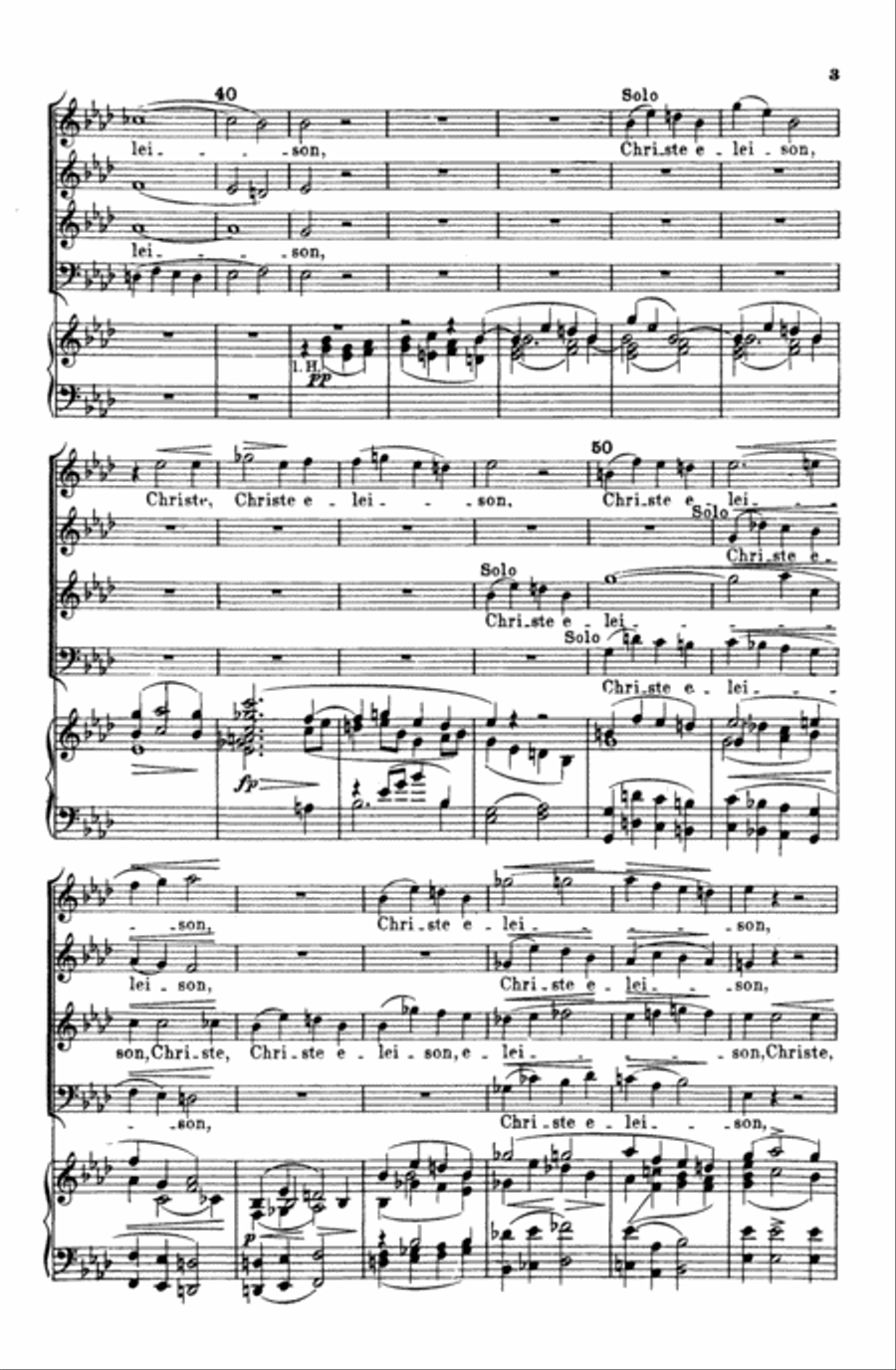 Mass in A-flat Major Mass in A-flat Major 4-Part scores gallery preview page 4