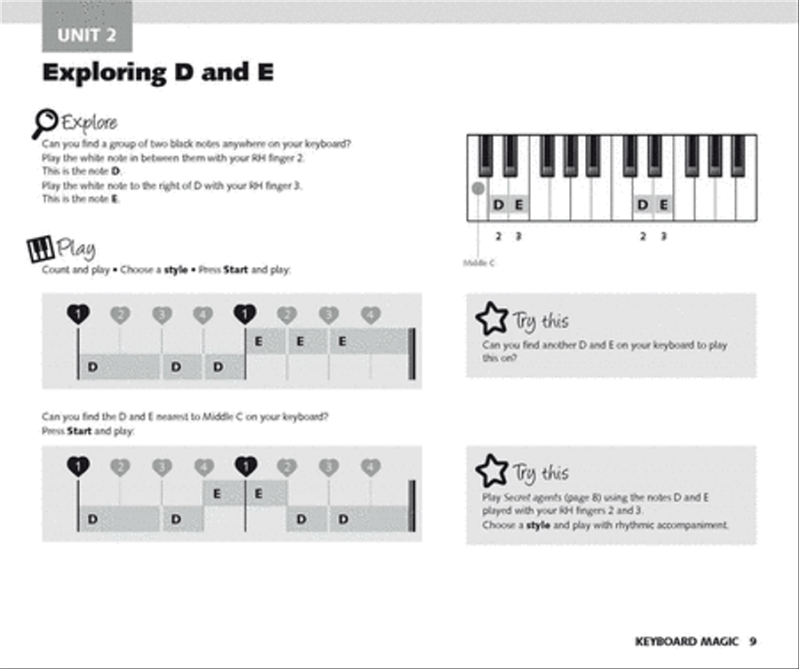 Keyboard Magic: Pupil's Book Piano scores gallery preview page 3