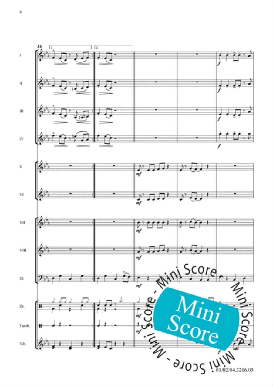 Sing, Sing, Sing Sing, Sing, Sing Fanfare Band scores gallery preview page 8