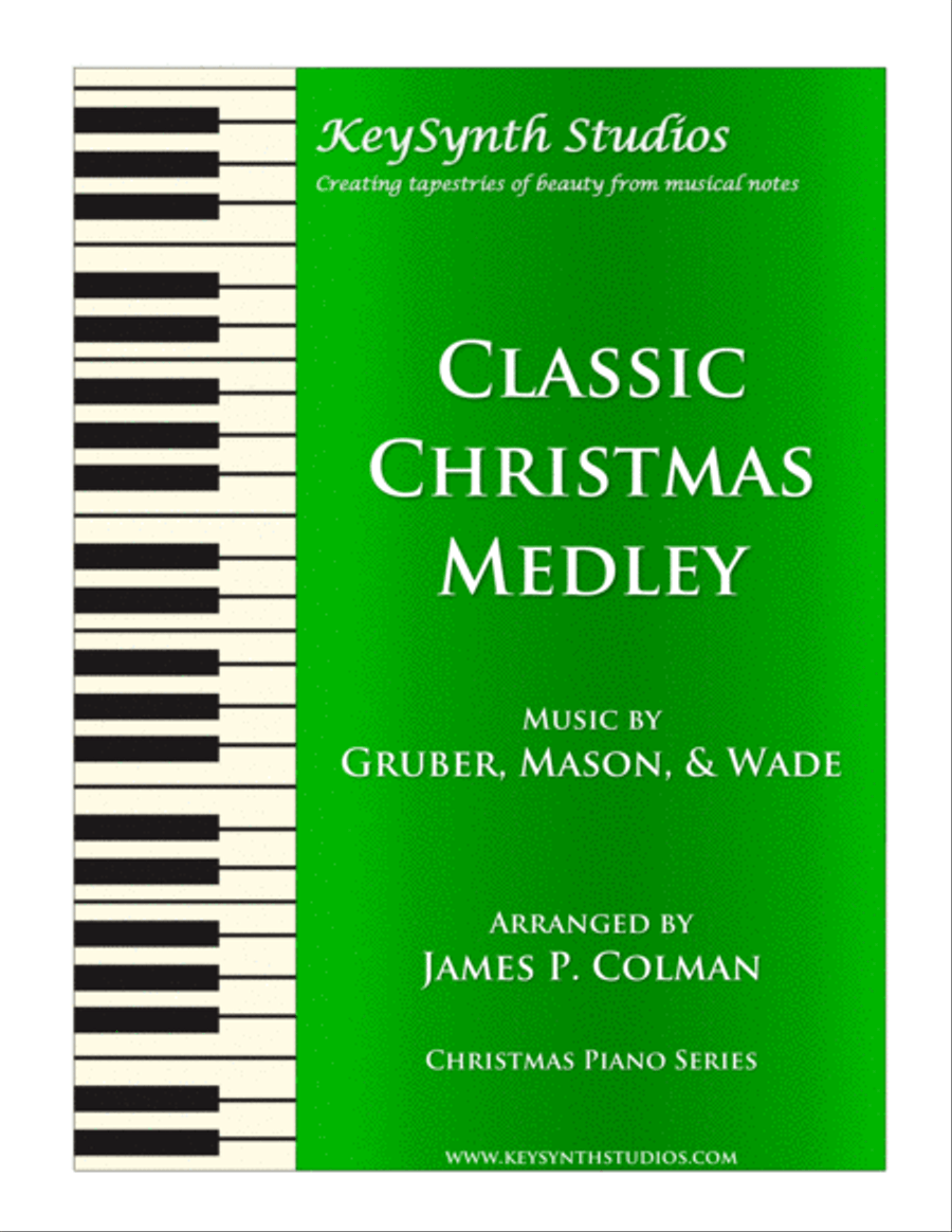 Classic Christmas Medley Piano Solo scores gallery preview page 1