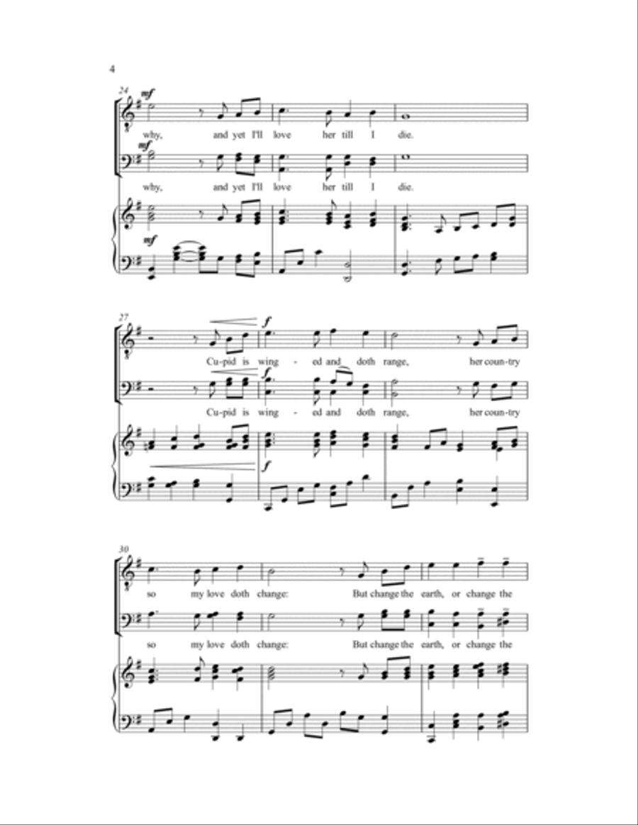 There Is a Lady Sweet and Kind 3-Part scores gallery preview page 7