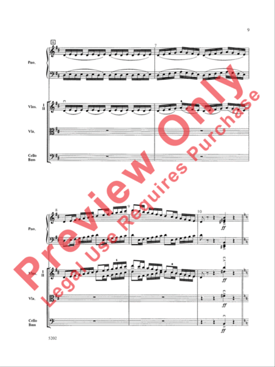 Carnival of the Animals Carnival of the Animals String Orchestra scores gallery preview page 10