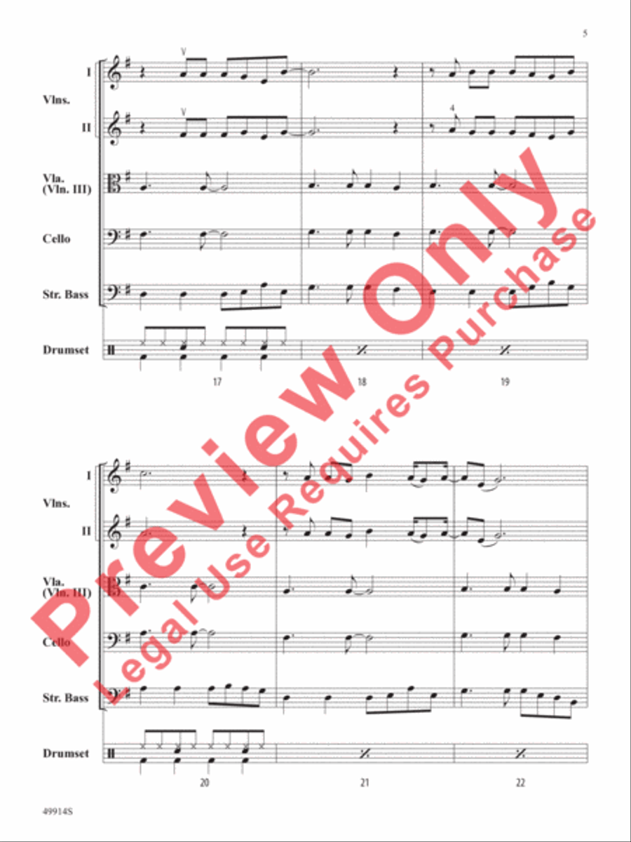 Flowers String Orchestra scores gallery preview page 6