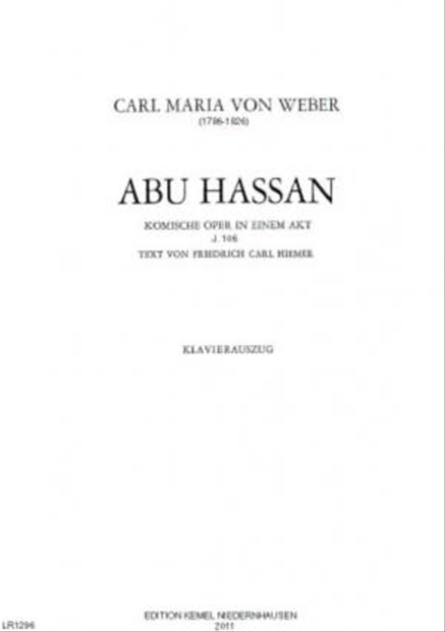 Abu Hassan Voice scores gallery preview page 1