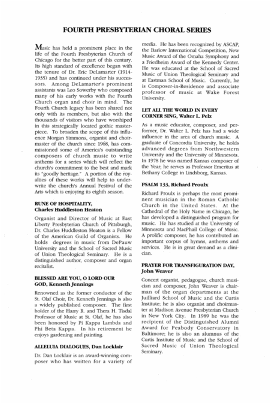 Blessed Are You, O Lord Our God 4-Part scores gallery preview page 2