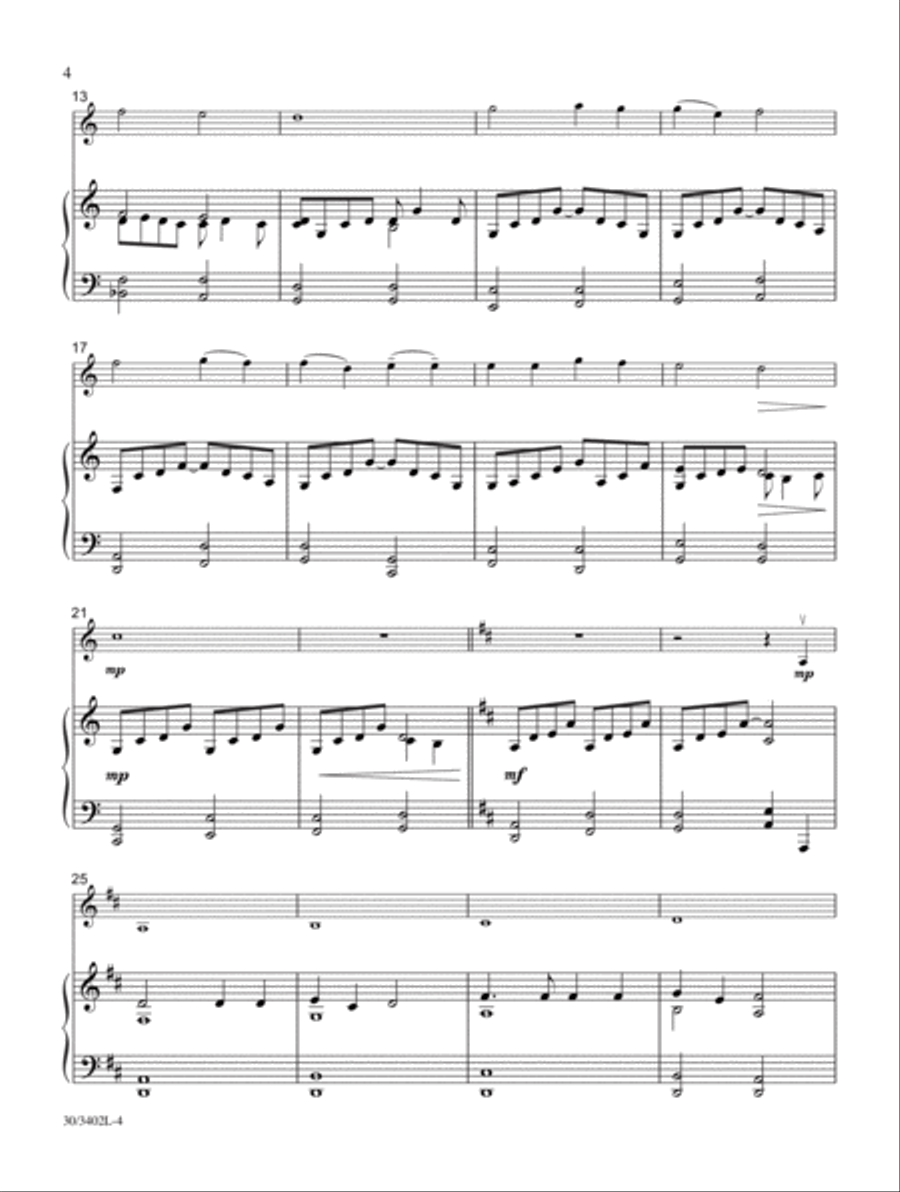 The Everlasting Song Violin Solo scores gallery preview page 3