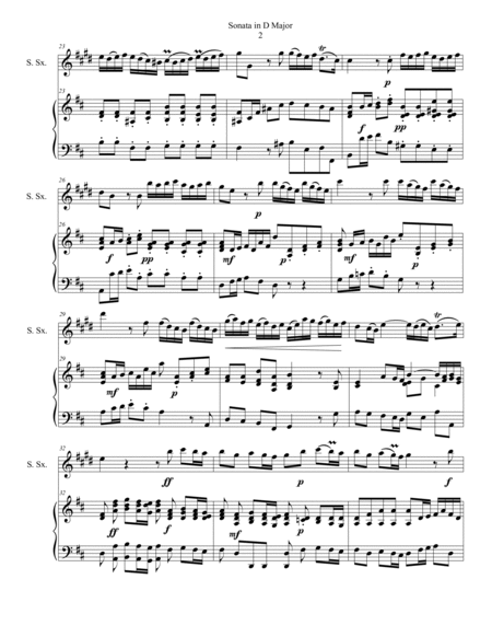 Sonata in D Major image number null