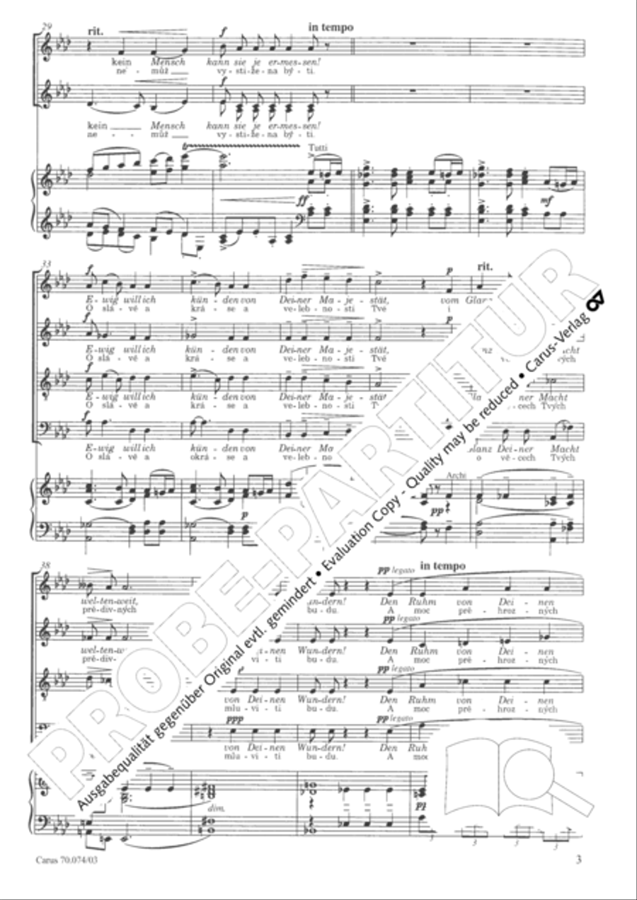 Gott, ich sing Dir neue Lieder 4-Part scores gallery preview page 4