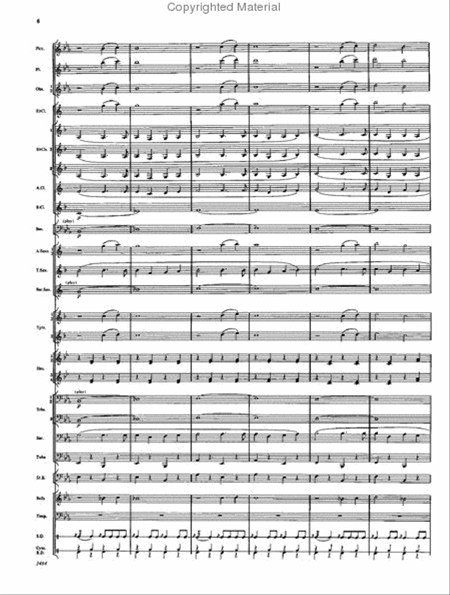 The Americans The Americans Concert Band scores gallery preview page 5