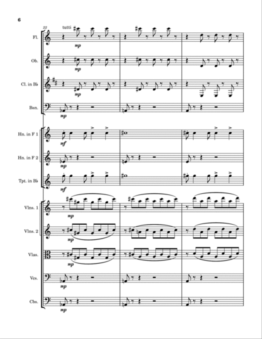 Sinfonia #28 Chamber Orchestra scores gallery preview page 6