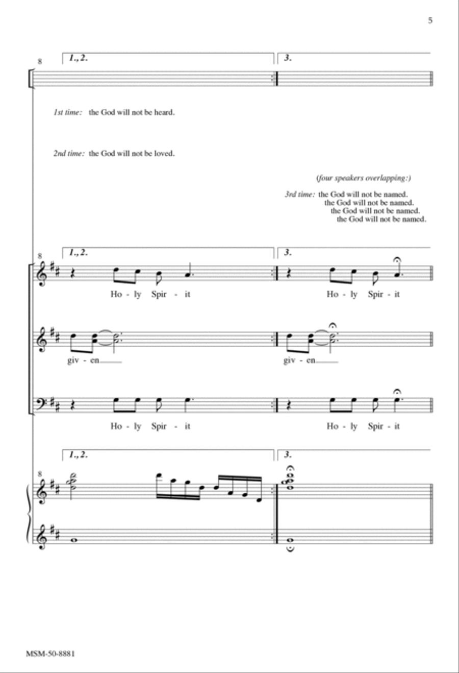 Pentecost Pentecost 3-Part scores gallery preview page 5