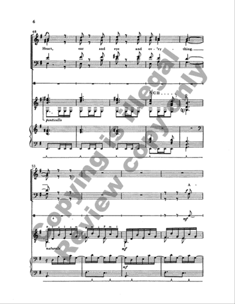 What Sweeter Music (Choral Score)