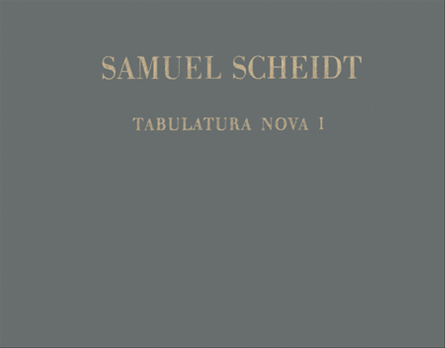 Tabulatura Nova, Teil 1