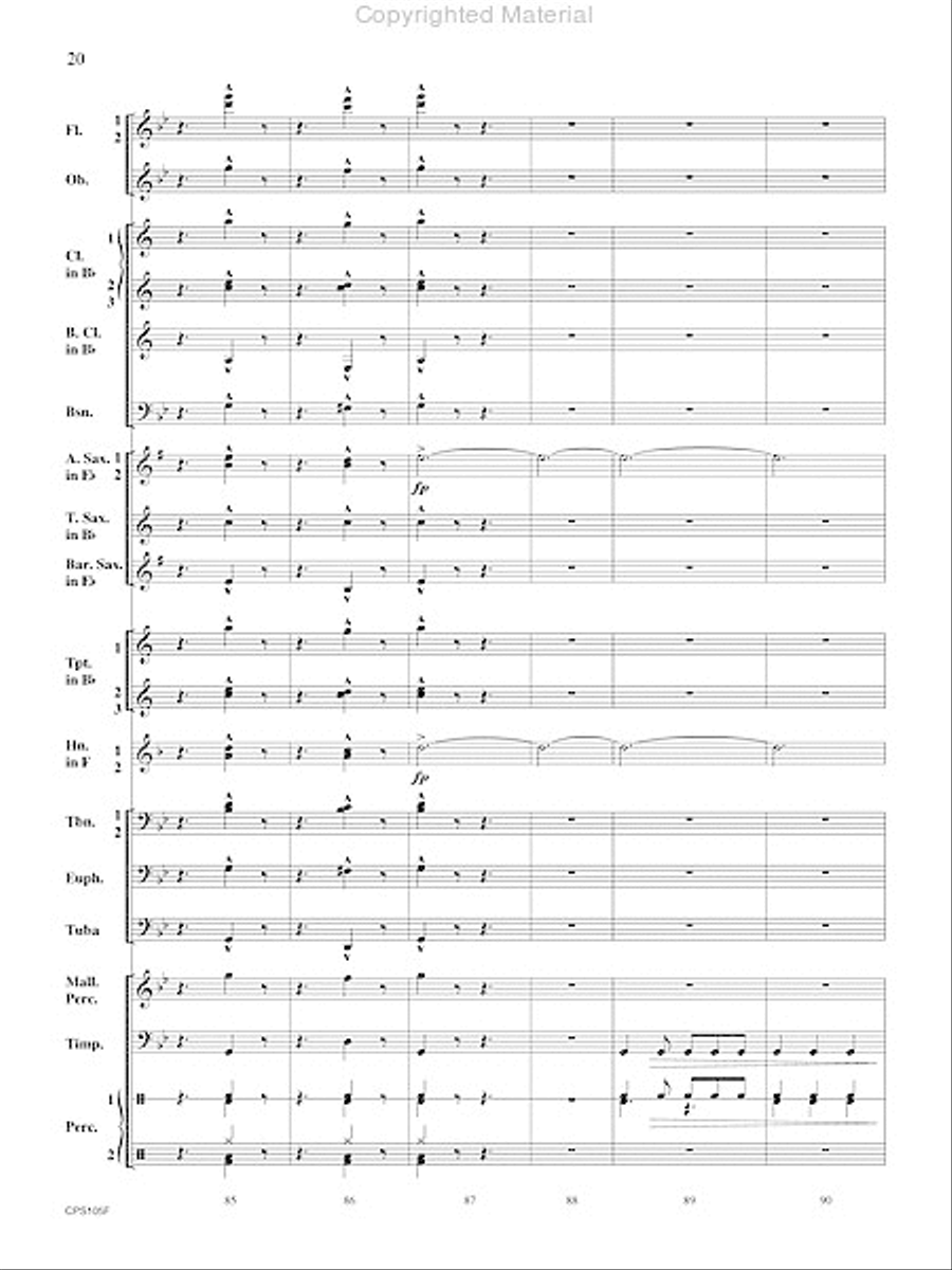 A Land Remembered A Land Remembered Concert Band scores gallery preview page 21