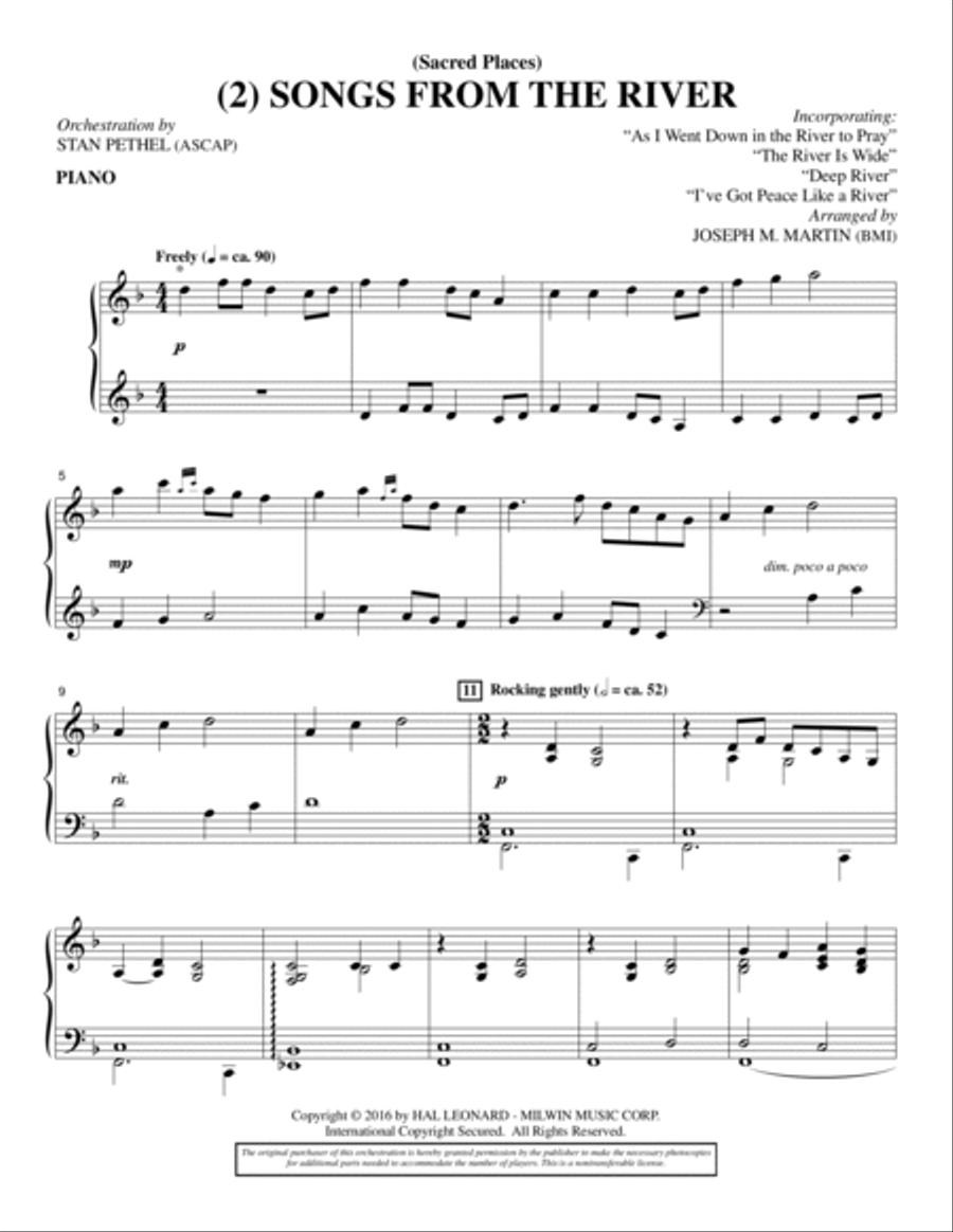 Sacred Places - Piano Choir scores gallery preview page 5