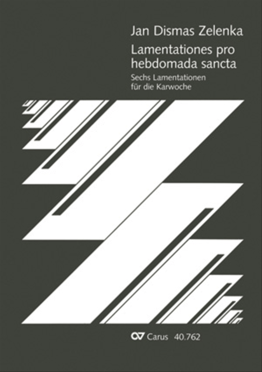Lamentationes pro Hebdomada Sancta Score scores gallery preview page 1