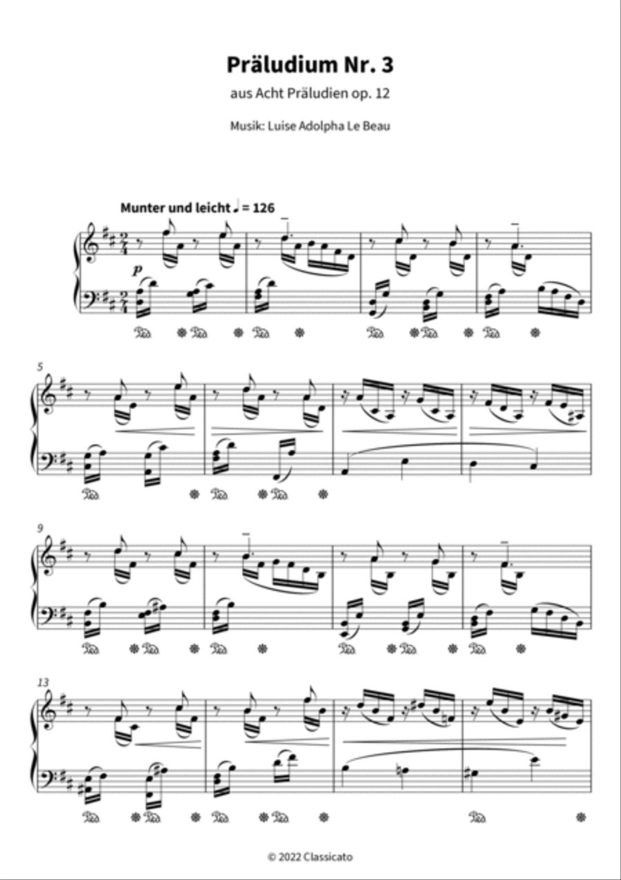 Präludium Nr. 3 Präludium Nr. 3 Piano scores gallery preview page 3