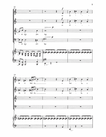 Laudato sie, mi signore from Canticle of the Sun (Downloadable Choral Score)