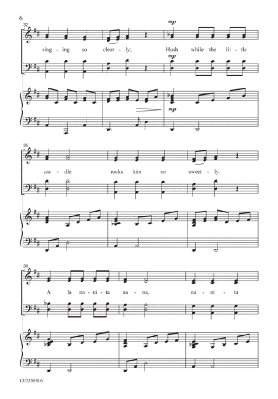 A La Nanita Nana A La Nanita Nana 4-Part scores gallery preview page 5