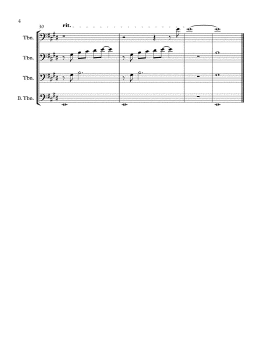 Blue Horizons Brass Ensemble scores gallery preview page 4