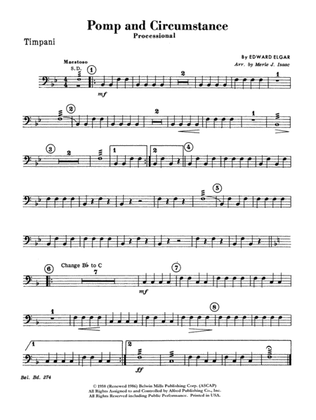 Pomp and Circumstance, Op. 39, No. 1 (Processional): Timpani