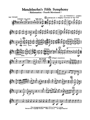 Mendelssohn's 5th Symphony "Reformation," 4th Movement: 2nd Violin
