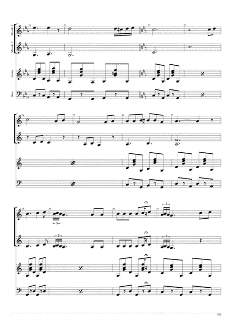 Maria, Marì Small Ensemble scores gallery preview page 3