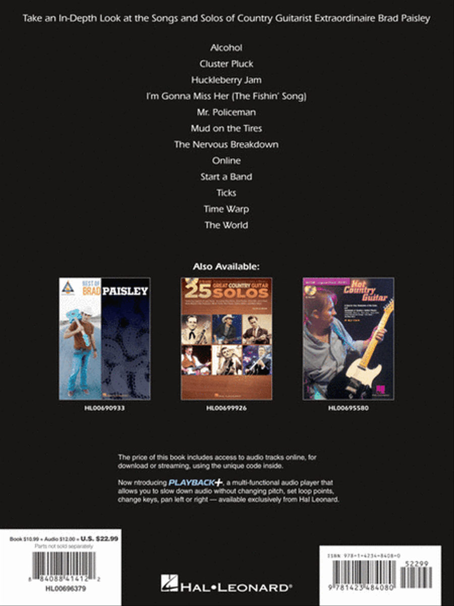 Brad Paisley Electric Guitar scores gallery preview page 8