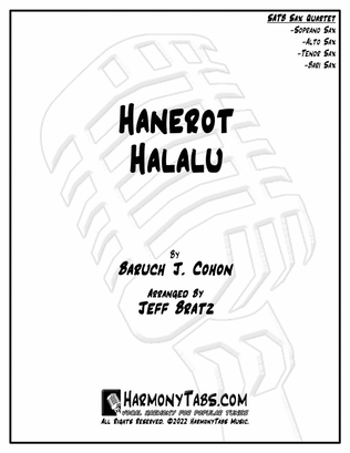 Hanerot Halalu (SATB Sax Quartet)