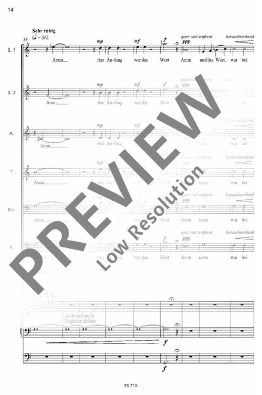 Am Anfang war das Wort Am Anfang war das Wort Children's Choir scores gallery preview page 12