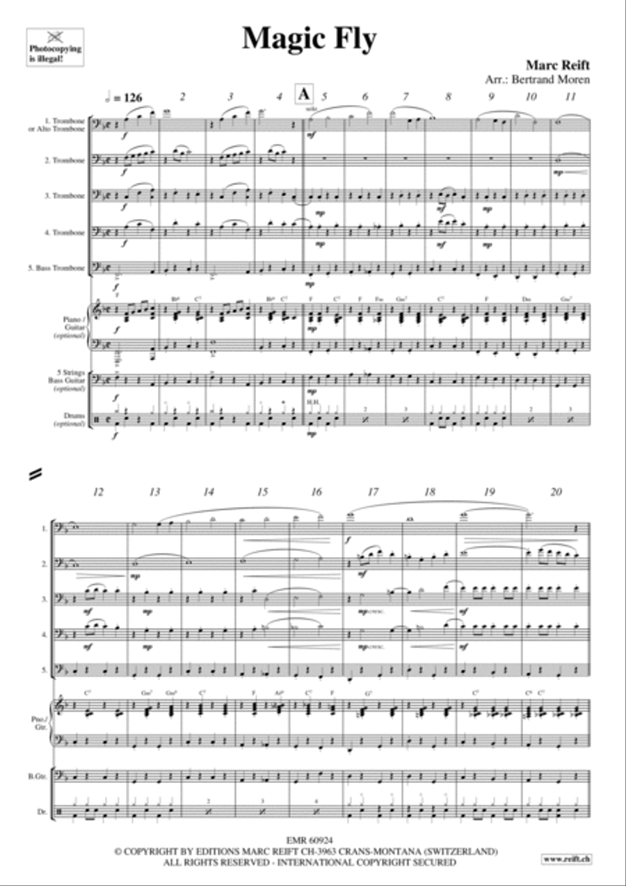 Magic Fly Trombone scores gallery preview page 3