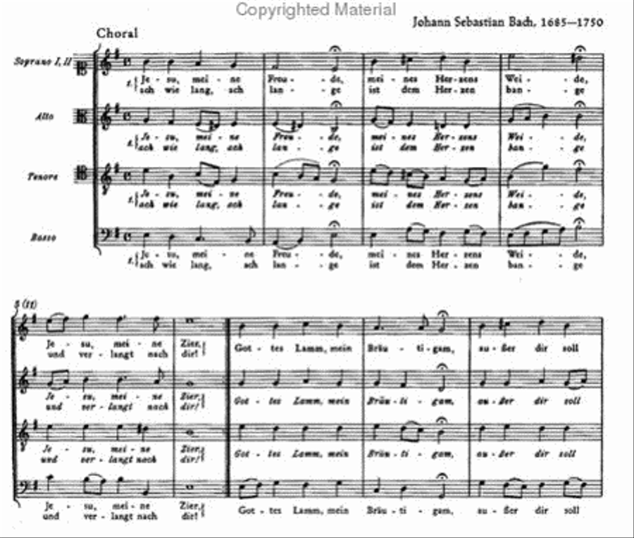 Jesu, meine Freude, BWV 227 Bassoon scores gallery preview page 2