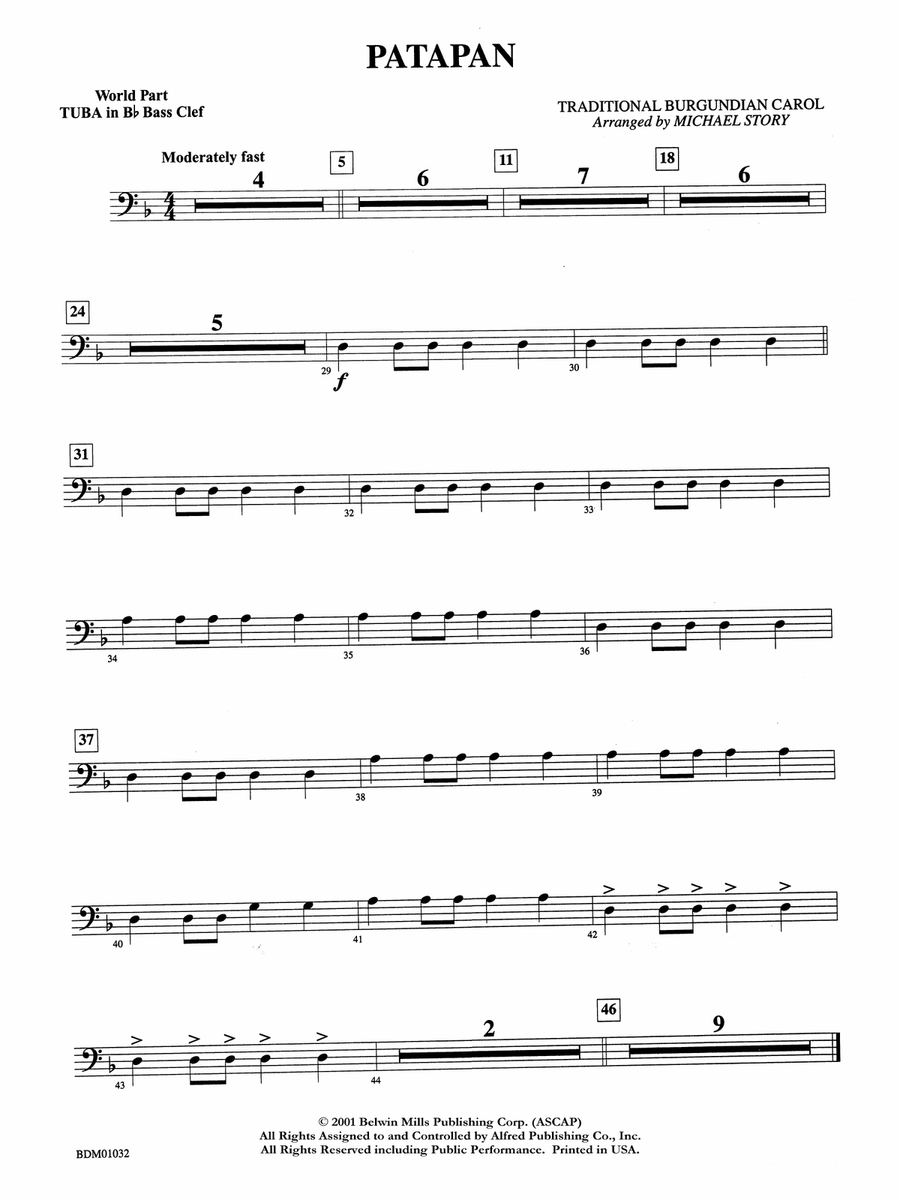 Patapan: WP B-flat Tuba B.C.