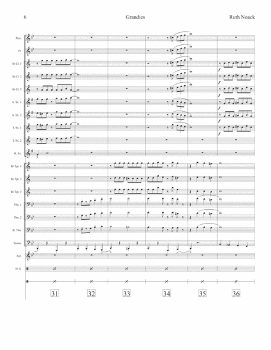 GRANDIES™ Jazz Ensemble scores gallery preview page 6