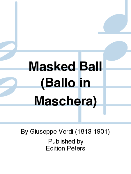 Un ballo in maschera (Vocal Score)