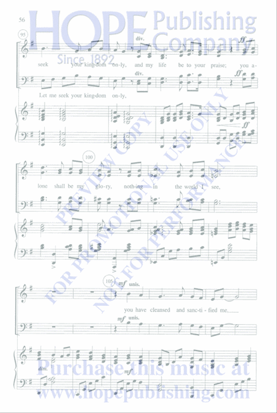 Here is the Love Here is the Love Choir scores gallery preview page 60