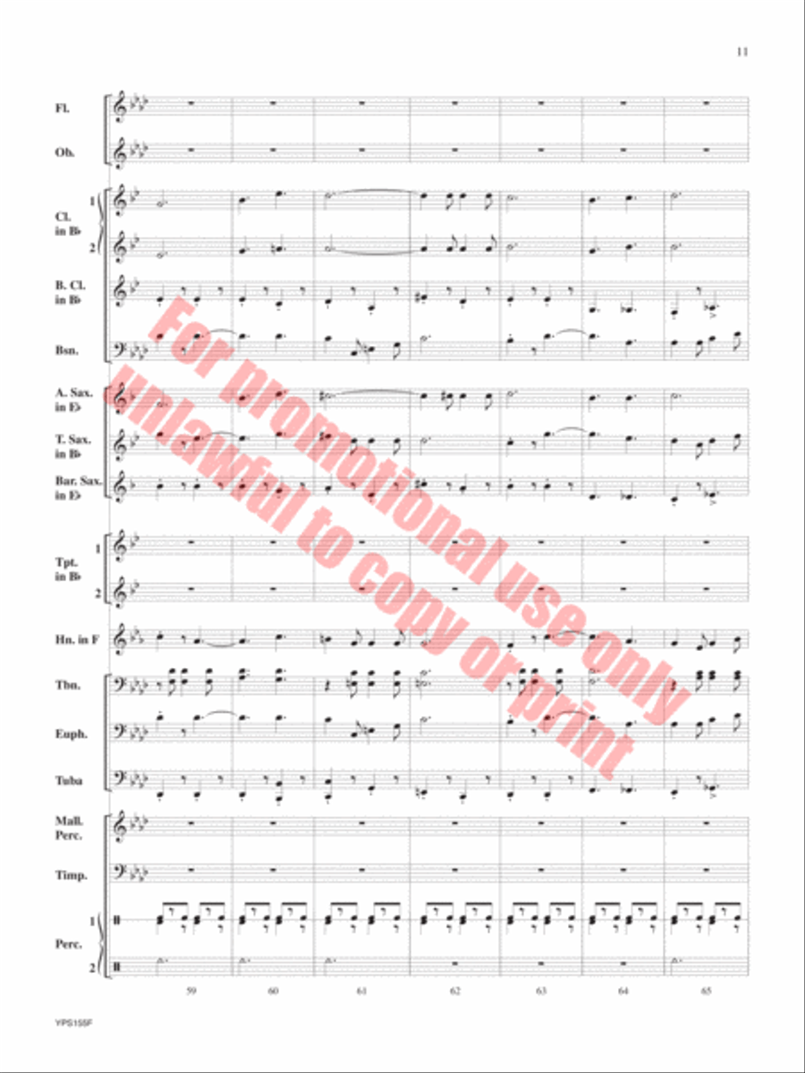 Safety Concert Band scores gallery preview page 12