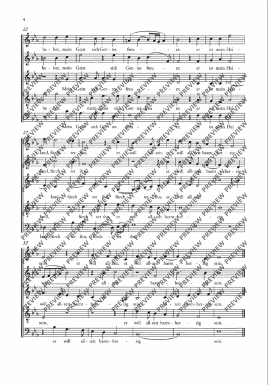 Übers Gebirg Maria geht SSATB scores gallery preview page 5