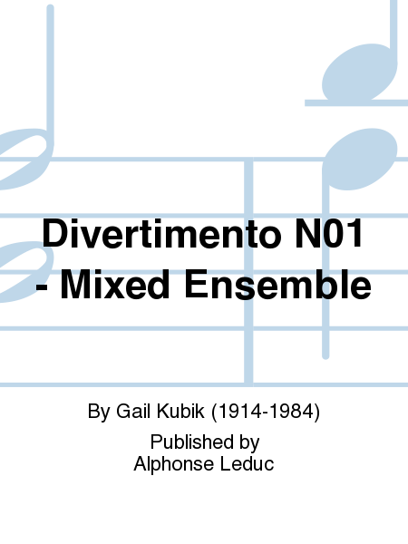 Divertimento No.1 - Mixed Ensemble
