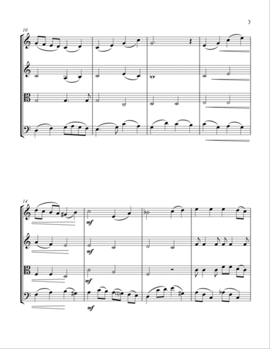 Have Yourself A Merry Little Christmas from MEET ME IN ST. LOUIS String Quartet scores gallery preview page 5