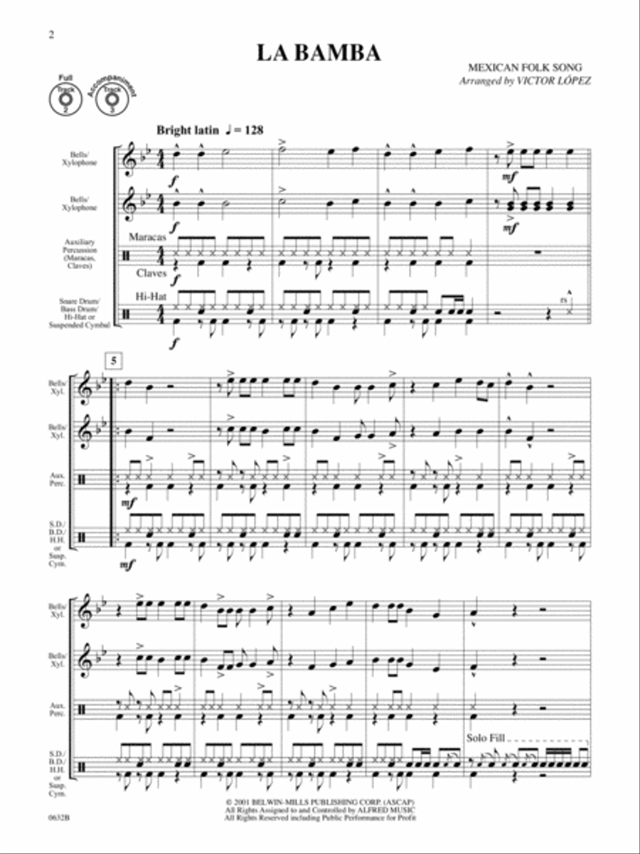 Flex-Ability Pops -- Solo-Duet-Trio-Quartet with Optional Accompaniment Small Ensemble scores gallery preview page 3