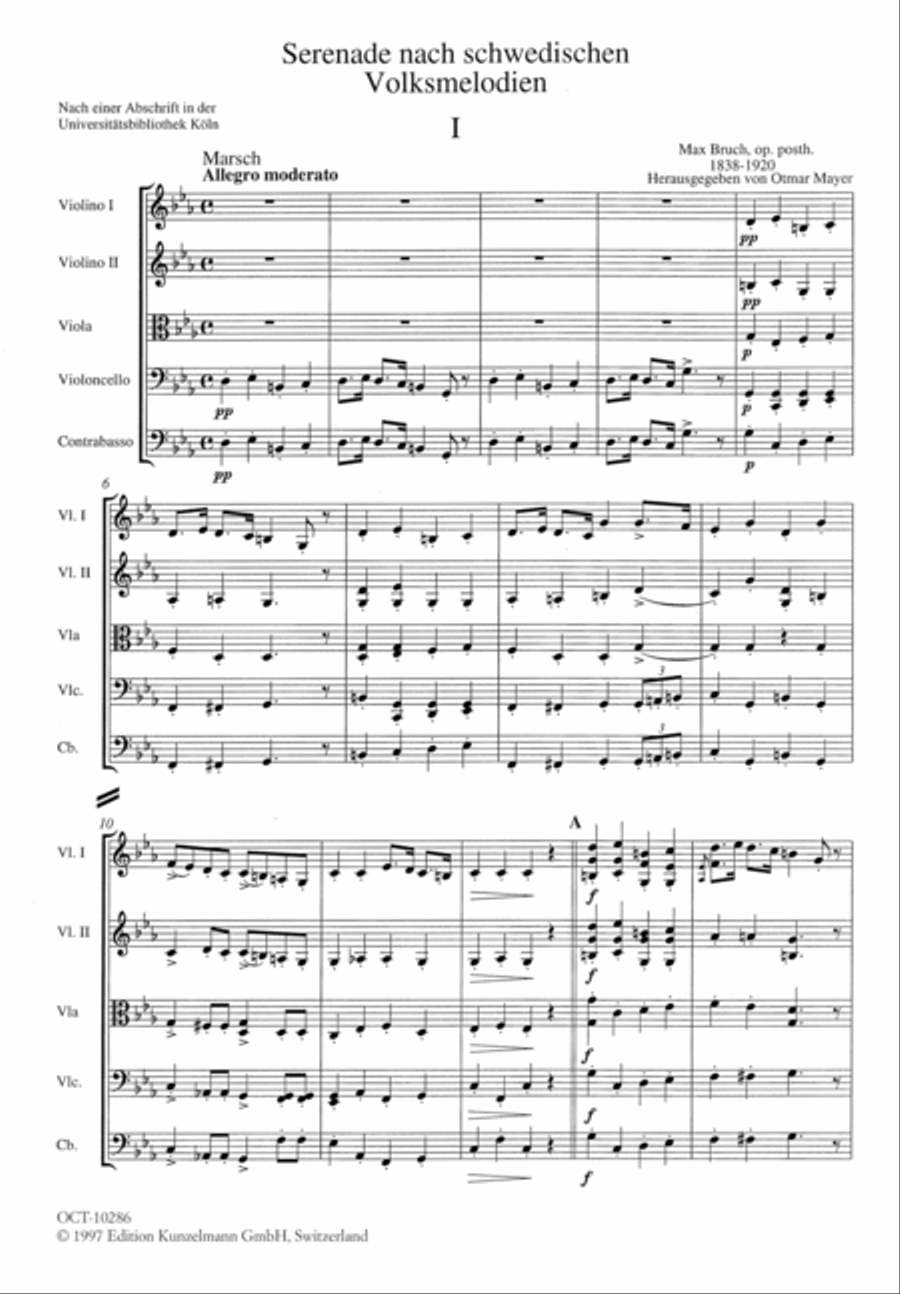 Serenade on Swedish folk melodies Score scores gallery preview page 2