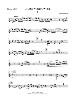 Chautauqua West: 1st B-flat Clarinet